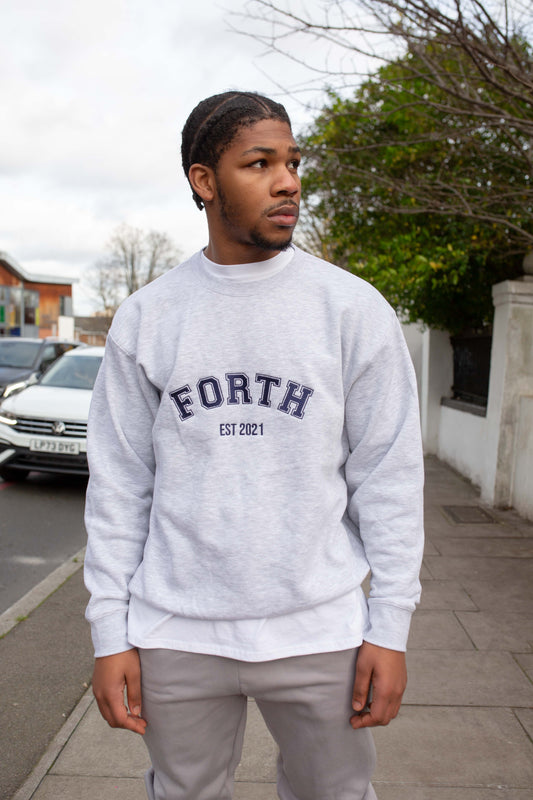 FORTH Everyday Varsity Sweatshirt Gray