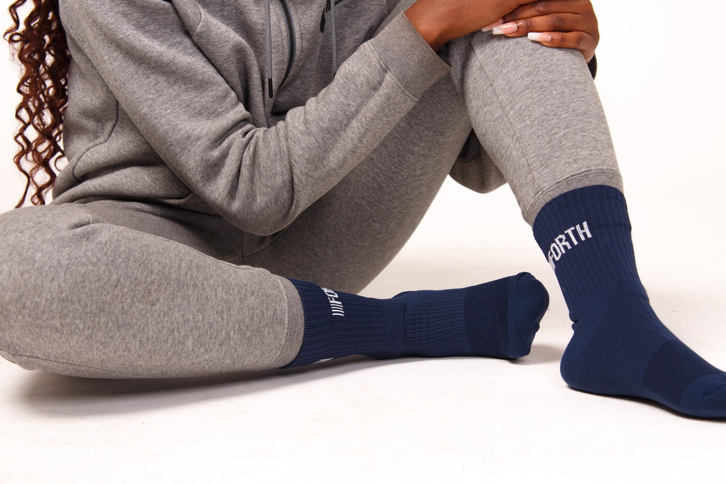 NAVY Crew Socks